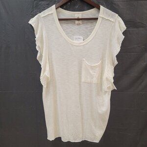 We The Free Womens So Easy Flutter Sleeve Tee Size M Beach Festival Boho NWT